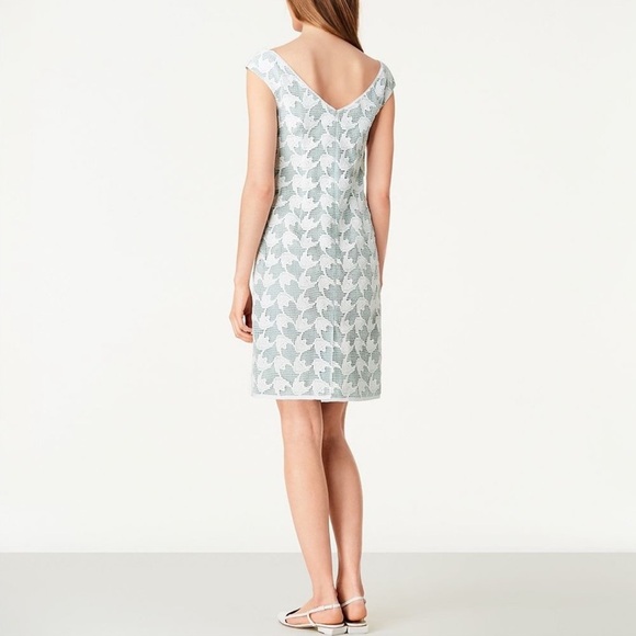 Tory Burch Brooklyn Lace Mini Dress Mint White Size 8 - Picture 2 of 11